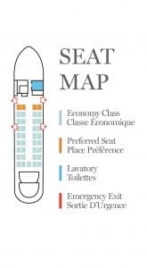 Dash 8-100 Seat Map